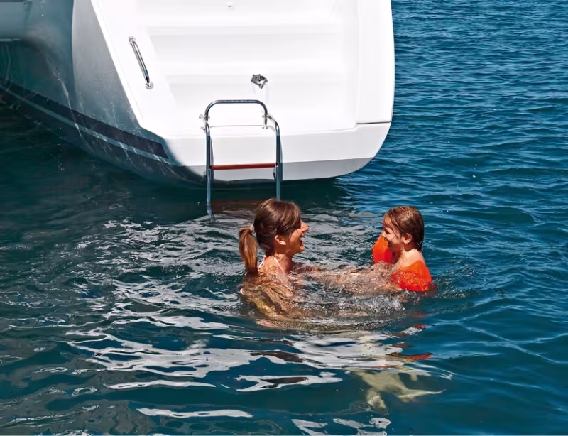 Les vacances en bateau avec des enfants, c'est un moment de partage et de complicité exceptionnel ! (Photo N. Claris – Lagoon)