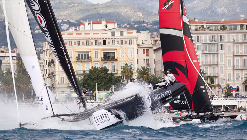 Conditions extrêmes pour les Extreme 40 à Nice
