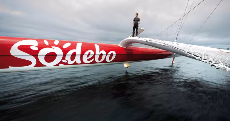 Coville autour du monde… sur son trimaran