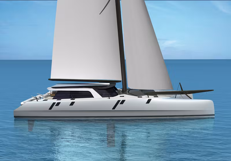 Gunboat 78 sur le chemin de la maison...