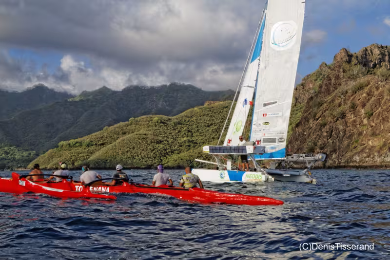 Transpacifique réussie pour Yvan Bourgnon sur son cata de sport