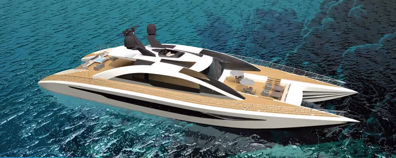 Equinox, un catamaran de 45 mètres