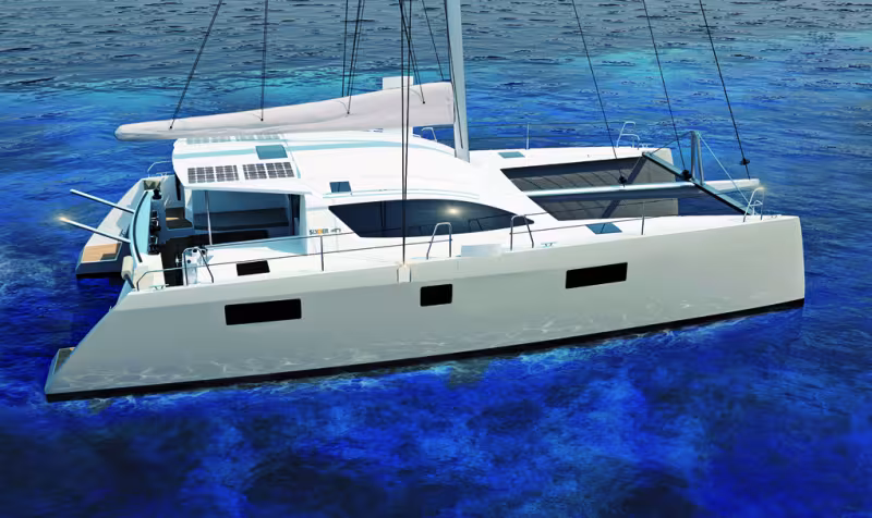 Slyder 47 au Salon du Multicoque 2015.