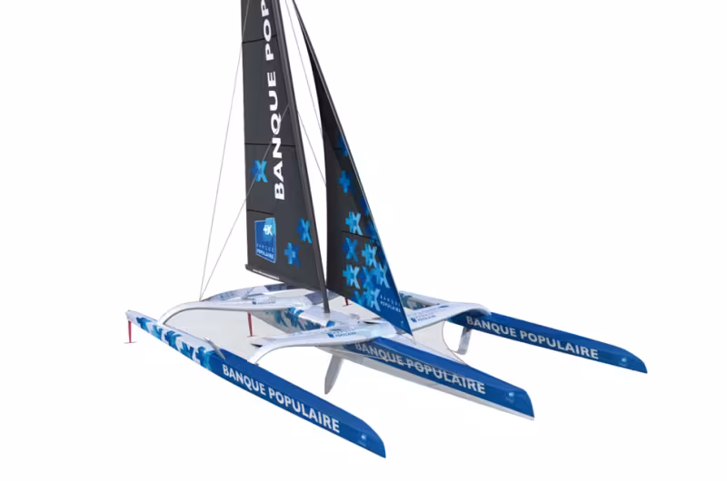 Nouveau trimaran Banque Pop, objectif tour du monde