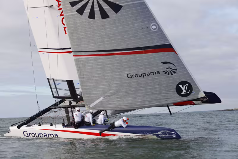 Harken sur les catamarans AC48