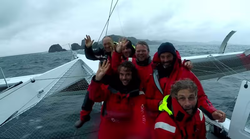 IDEC : nouveau record au Cap Horn