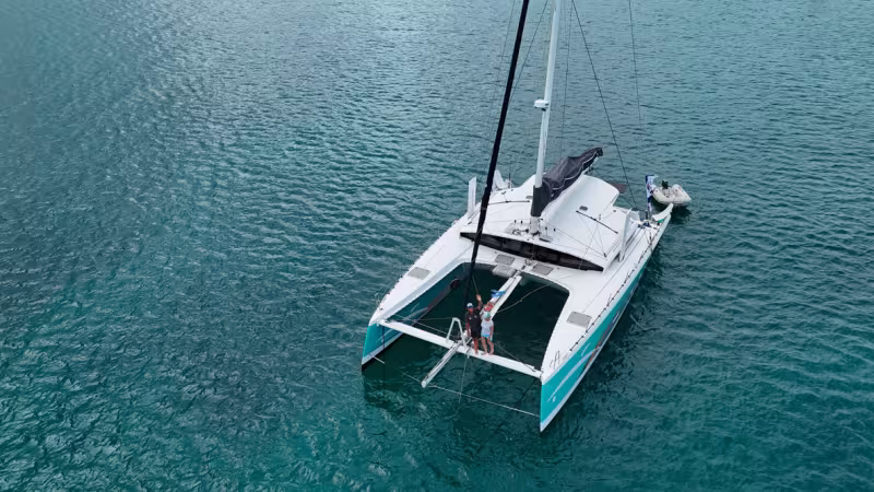 L’ORC50 Ti Ana n°20 de la série est arrivé à Rodney Bay après 12 jours de traversée.